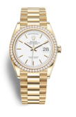 Rolex Day-Date m128348rbr-0047 Yellow gold and Diamonds
