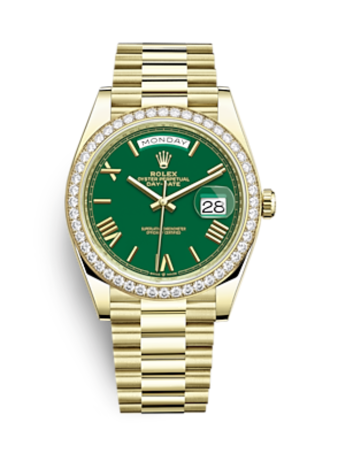 Rolex m228348rbr-0040 Day-Date Yellow gold and Diamonds