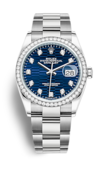 Rolex Datejust m126284rbr-0050 Oystersteel White gold and Diamonds
