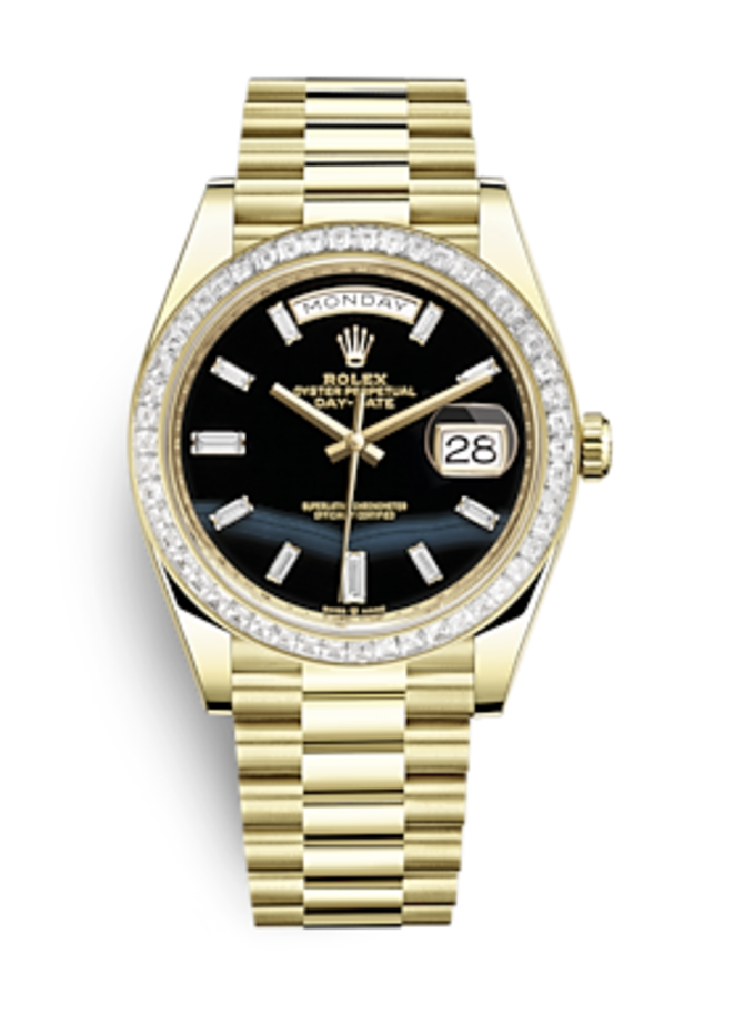 Rolex m228398tbr-0038 Day-Date Yellow gold and Diamonds