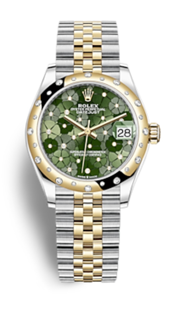 Rolex m278343rbr-0032 Datejust Oystersteel Yellow gold and Diamonds