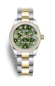 Rolex Datejust m278383rbr-0031 Oystersteel yellow gold and diamonds