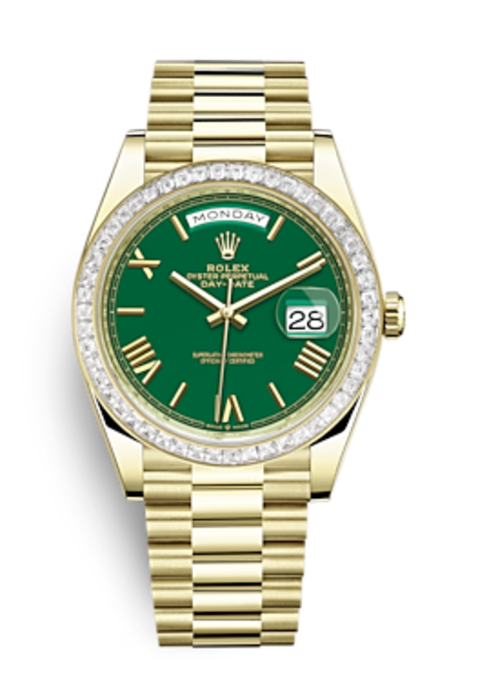 Rolex m228398tbr-0039 Day-Date Yellow gold and Diamonds 40