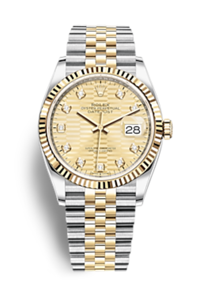 Rolex m126233-0045 Datejust Oystersteel and Yellow gold