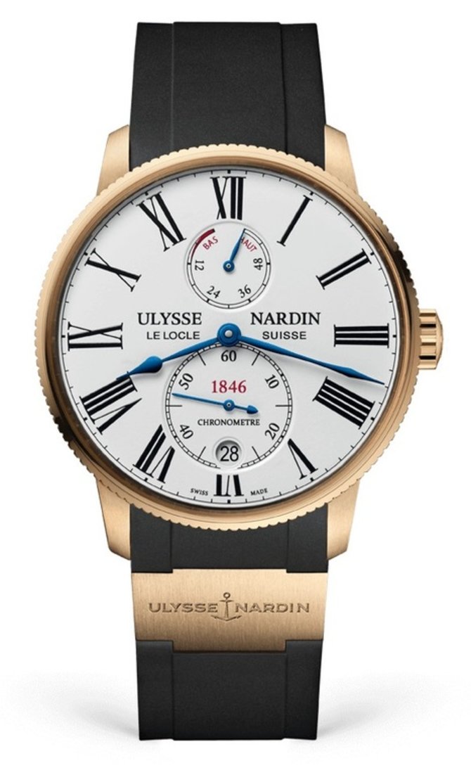 Ulysse Nardin 1182-310-3/40 Marine Manufacture Chronometer Torpilleur