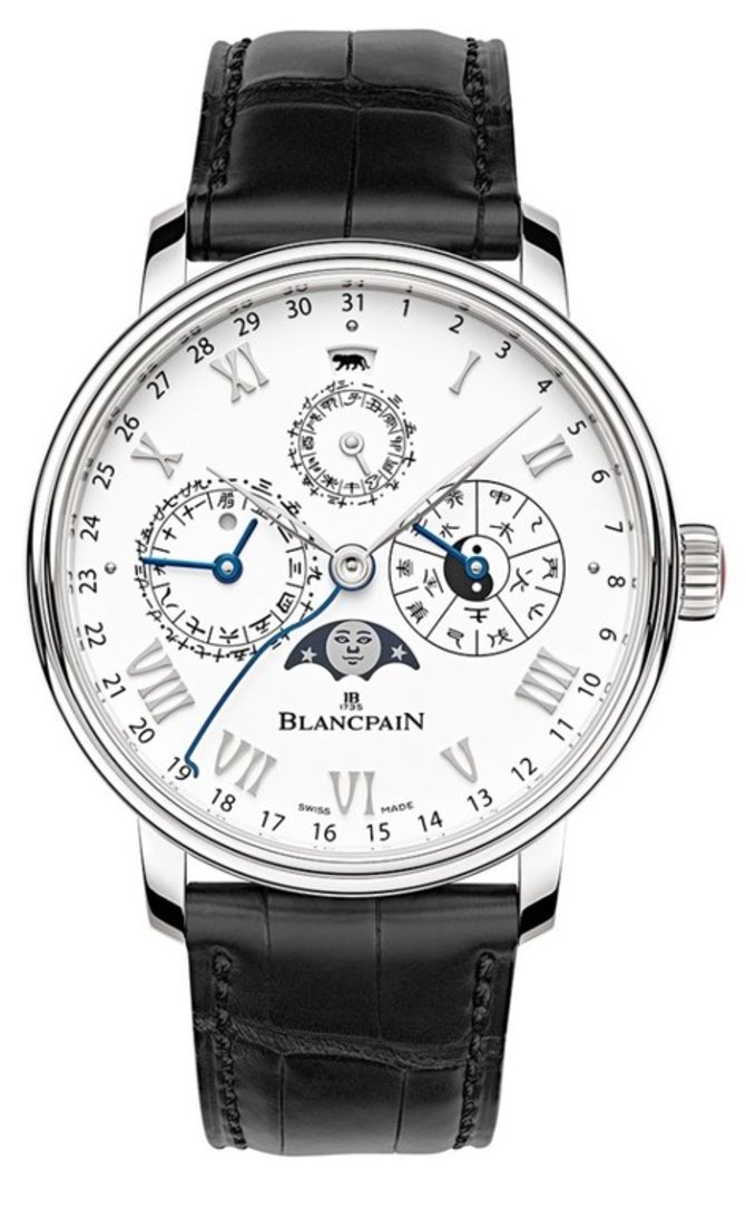 Blancpain 00888J-3431-55B Villeret Complicated Traditional Chinese Calendar “Year Of The Tiger”