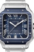 Cartier Часы Cartier Santos De Cartier CRWSSA0048 Blue PVD