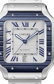 Cartier Часы Cartier Santos De Cartier CRWSSA0047 Blue PVD