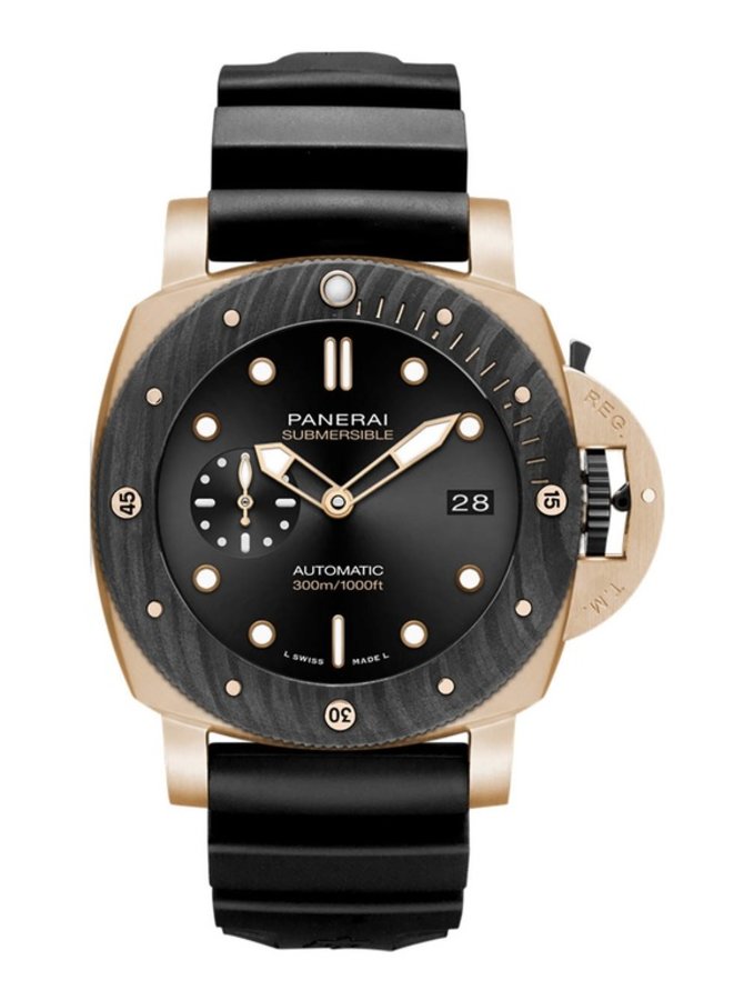 Officine Panerai PAM01070 Submersible Goldtech Orocarbo 44 mm
