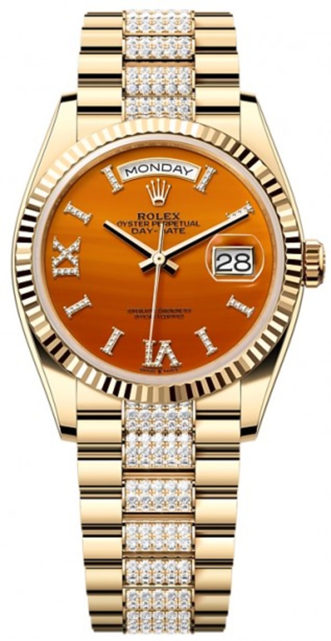 Rolex 128238-0089 Day-Date 36 mm Yellow Gold