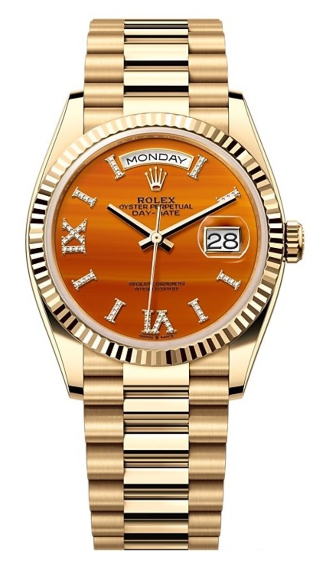 Rolex 128238-0088 Day-Date 36 mm Yellow Gold