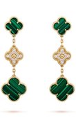 Van Cleef & Arpels Jewelry VCARO9II00 Magic Alhambra Earrings 3 Motifs