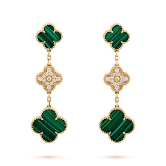 Van Cleef & Arpels VCARO9II00 Jewelry Magic Alhambra Earrings 3 Motifs - фото 1