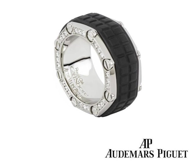 Audemars Piguet Titanium Diamond Royal Oak Offshore Ring - фото 1
