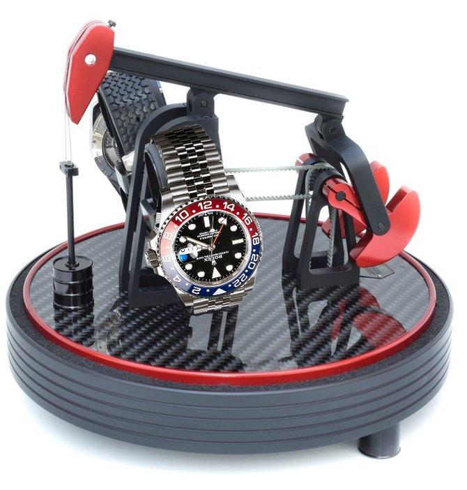 Kunstwinder Black & Red Double Watch Winder carbon fiber - фото 1