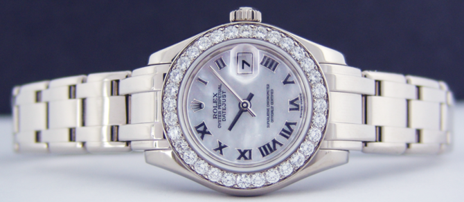 Rolex 80299 mr Datejust Ladies Pearlmaster 29mm White Gold - фото 2