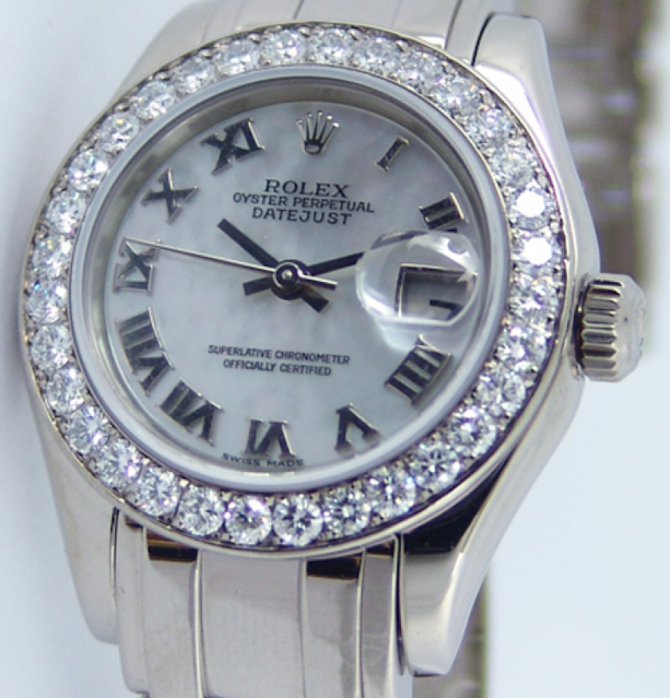 Rolex 80299 mr Datejust Ladies Pearlmaster 29mm White Gold - фото 3