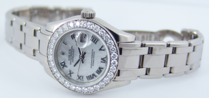 Rolex 80299 mr Datejust Ladies Pearlmaster 29mm White Gold - фото 5