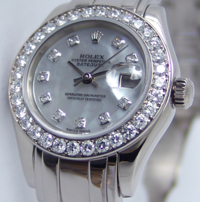 Rolex 80299 md Datejust Ladies Pearlmaster 29mm White Gold - фото 4