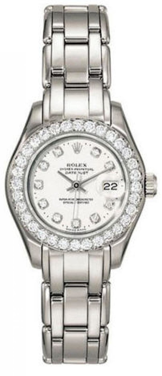 Rolex 80299 md Datejust Ladies Pearlmaster 29mm White Gold - фото 1