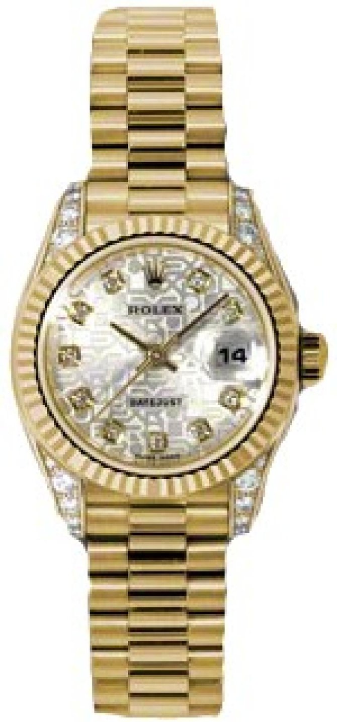 Rolex 179238 sjdp Datejust Ladies 26mm Yellow Gold