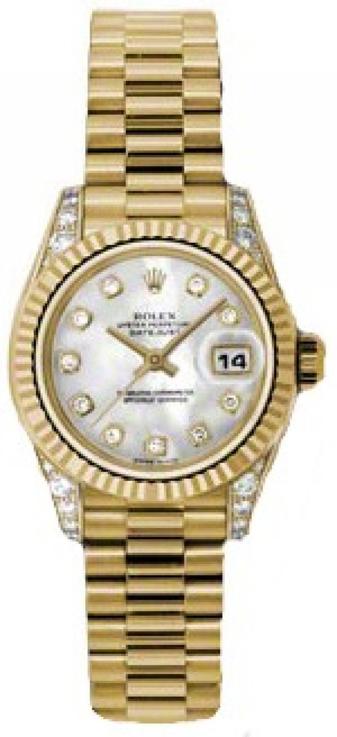 Rolex 179238 mdp Datejust Ladies 26mm Yellow Gold