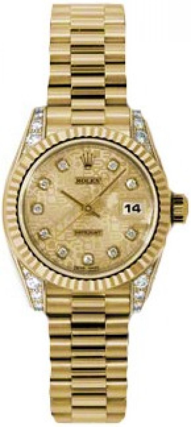 Rolex 179238 chjdp Datejust Ladies  26mm Yellow Gold