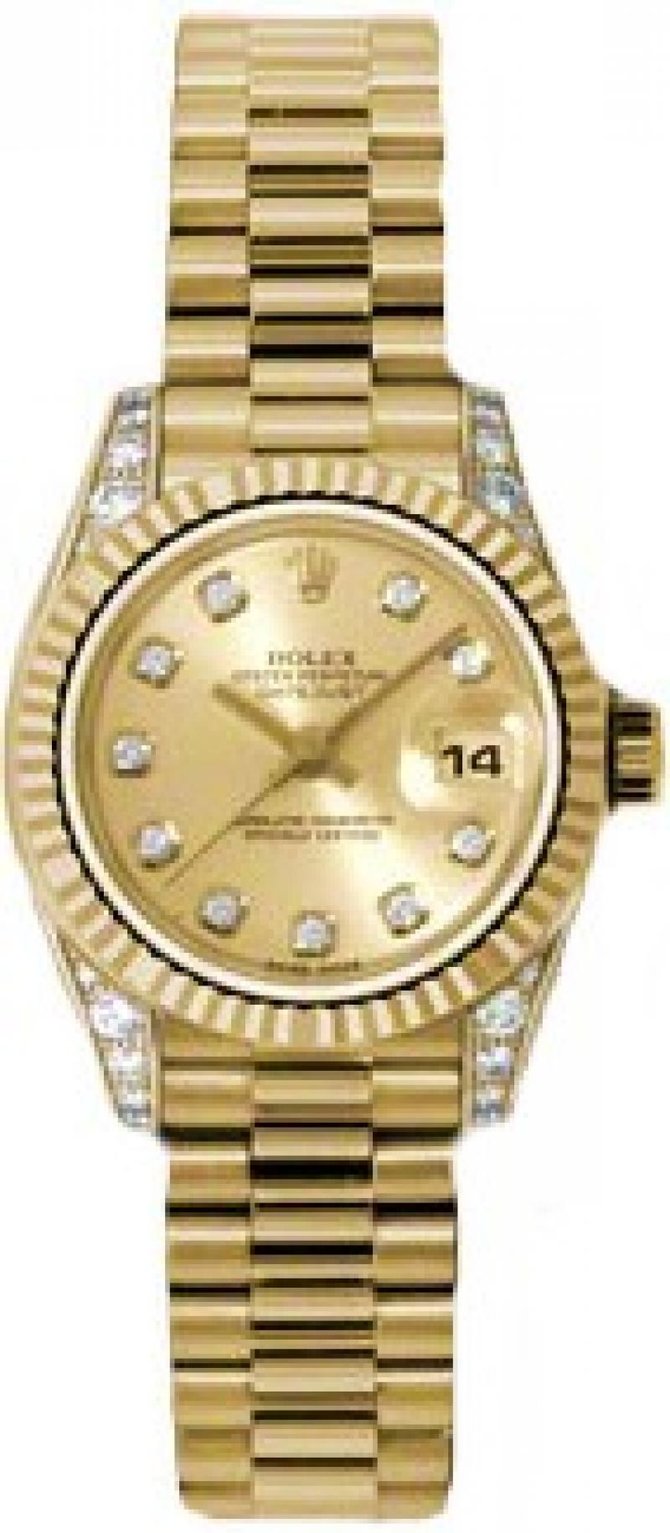 Rolex 179238 chdp Datejust Ladies 26mm Yellow Gold