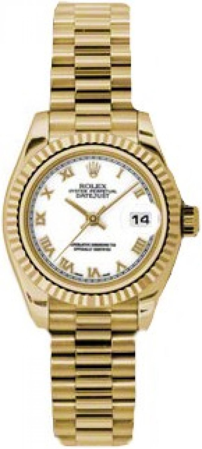 Rolex 179178 wrp Datejust Ladies 26mm Yellow Gold