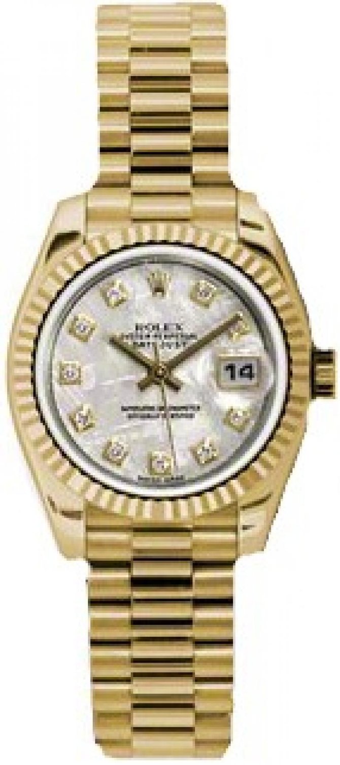 Rolex 179178 mtdp Datejust Ladies 26mm Yellow Gold