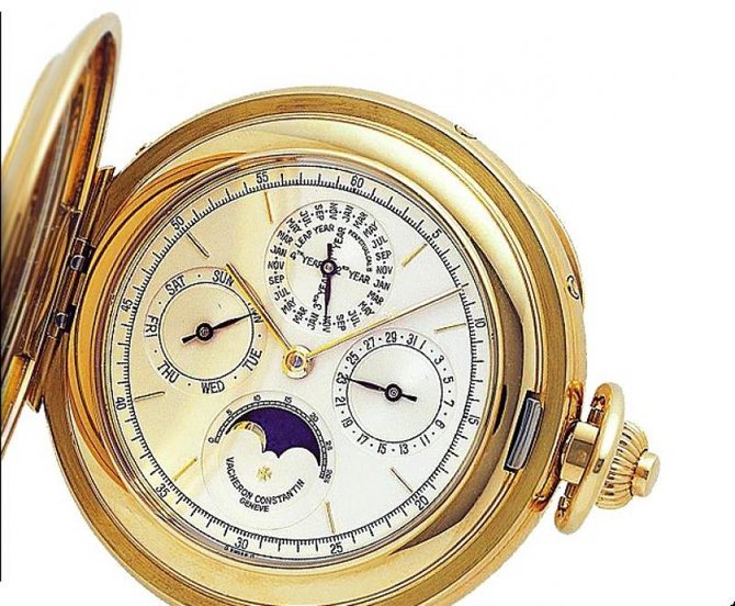 Vacheron Constantin 57215 Metiers D'Art Perpetual Calendar Pocket Watch - фото 1