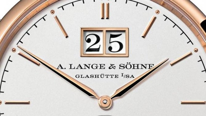 A.Lange and Sohne 308.047 Saxonia Automatic Outsize Date - фото 2