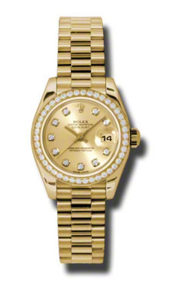 Rolex 179138 chdp Datejust Ladies 26mm Yellow Gold - фото 2