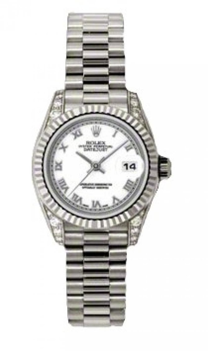 Rolex 179239 wrp Datejust Ladies 26mm White Gold - фото 1