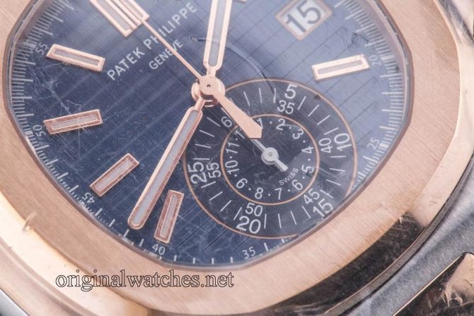 Patek Philippe 5980/1AR-001 Nautilus Stainless Steel and Rose Gold - фото 11