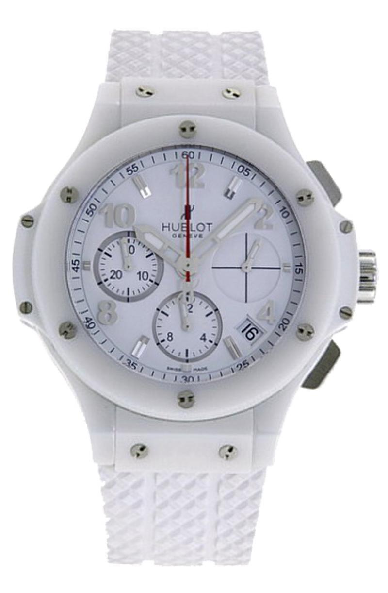 341.CH.230.RW Hublot All White Ceramic Aspen Big Bang 41mm Ladies