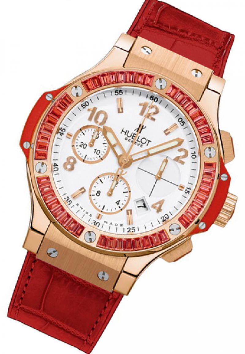 341.PR.2010.LR.1913 Hublot Tutti Frutti Big Bang Gold Big Bang 41mm Ladies