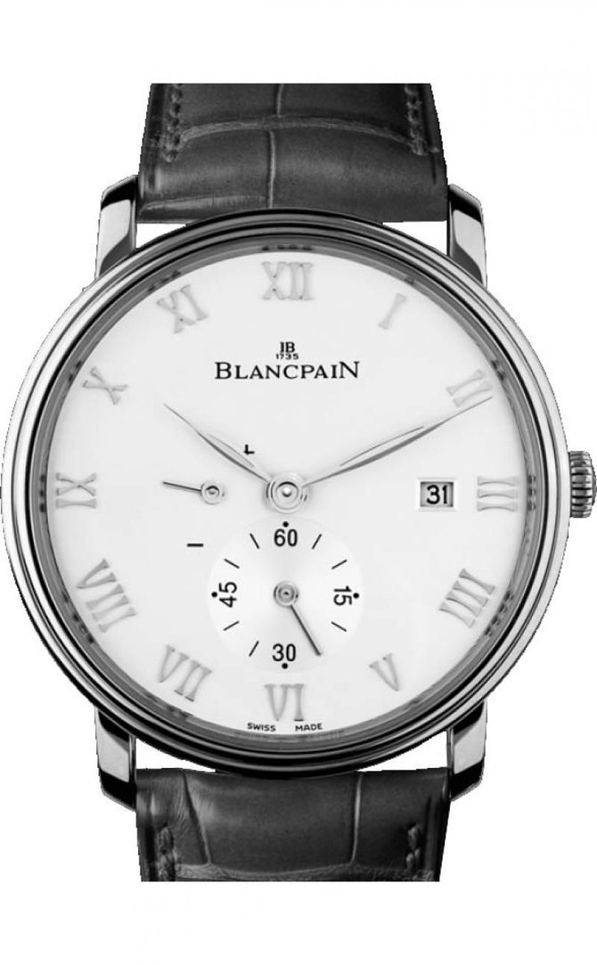 Blancpain 6606-1127-55B Villeret Ultra-Slim Hand-Winding 40mm Small Seconds Power Reserve