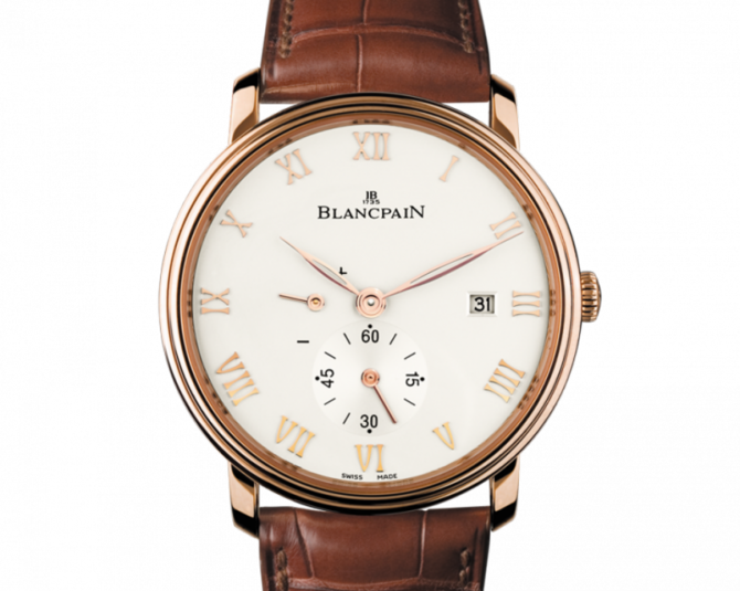 Blancpain 6606-3642-55B Villeret Ultra-Slim Hand-Winding 40mm Small Seconds Power Reserve - фото 1