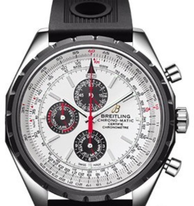 Breitling SS-WH&BL_Rubber Chrono-Matic 1461