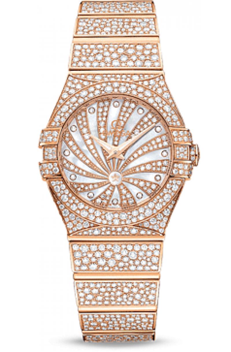 123.55.24.60.55-009 Omega Quartz Constellation Ladies