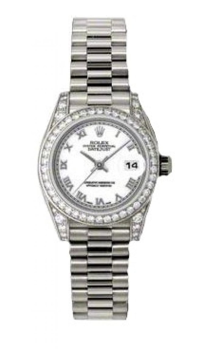 Rolex 179159 wrp Datejust Ladies 26mm White Gold - фото 1