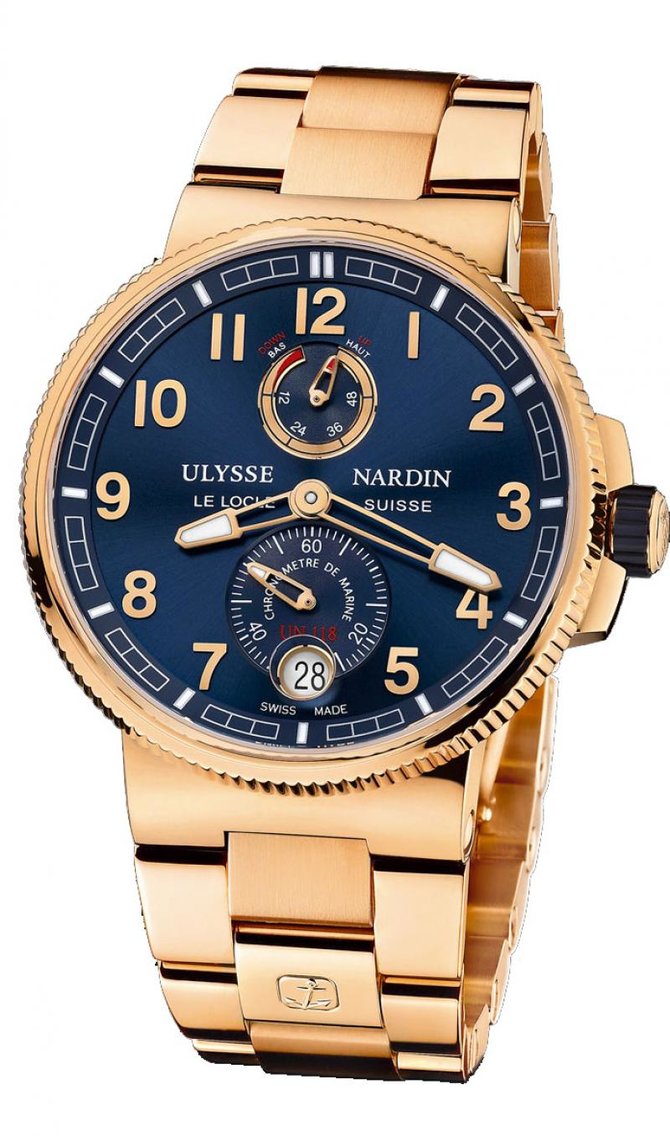 Ulysse Nardin 1186-126-8M/63 Marine Manufacture Chronometer 43 mm RG Bracelet