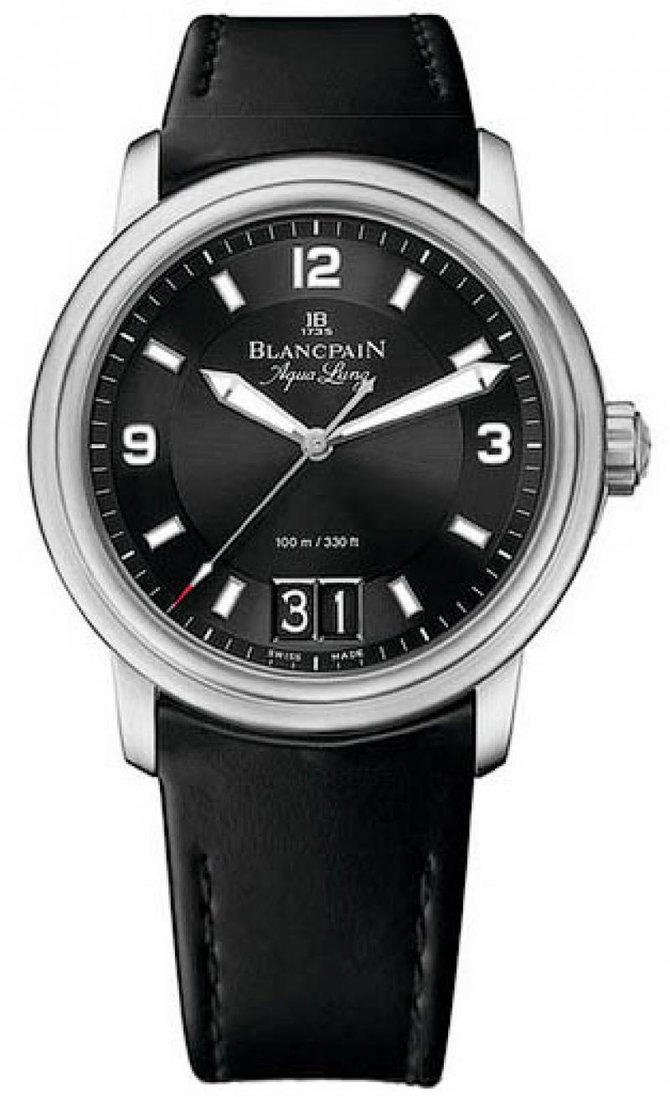 Blancpain 2850B-1130A-64B Leman Ultra-Slim Grande Date Aqua Lung - фото 1