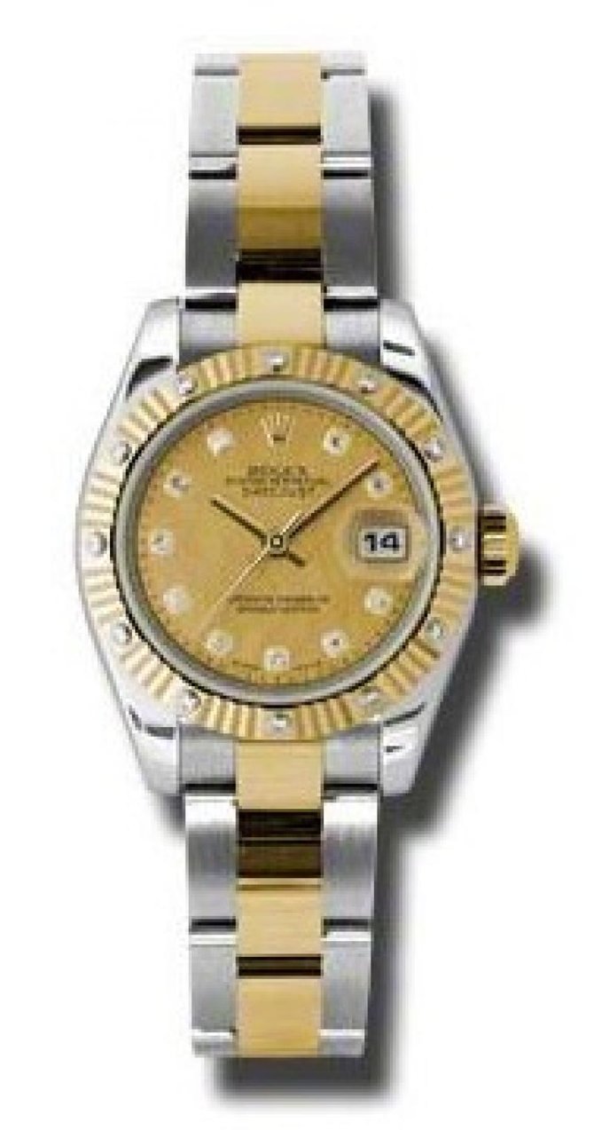Rolex 179313 chgdmdo Datejust Ladies 26mm Steel and Yellow Gold - фото 2