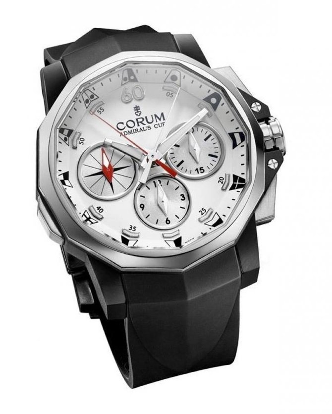 Corum 986.591.98/F371 AA52 Admirals Cup Challenger Admiral`s Cup Challenger Chrono Split-Seconds 44 - фото 1