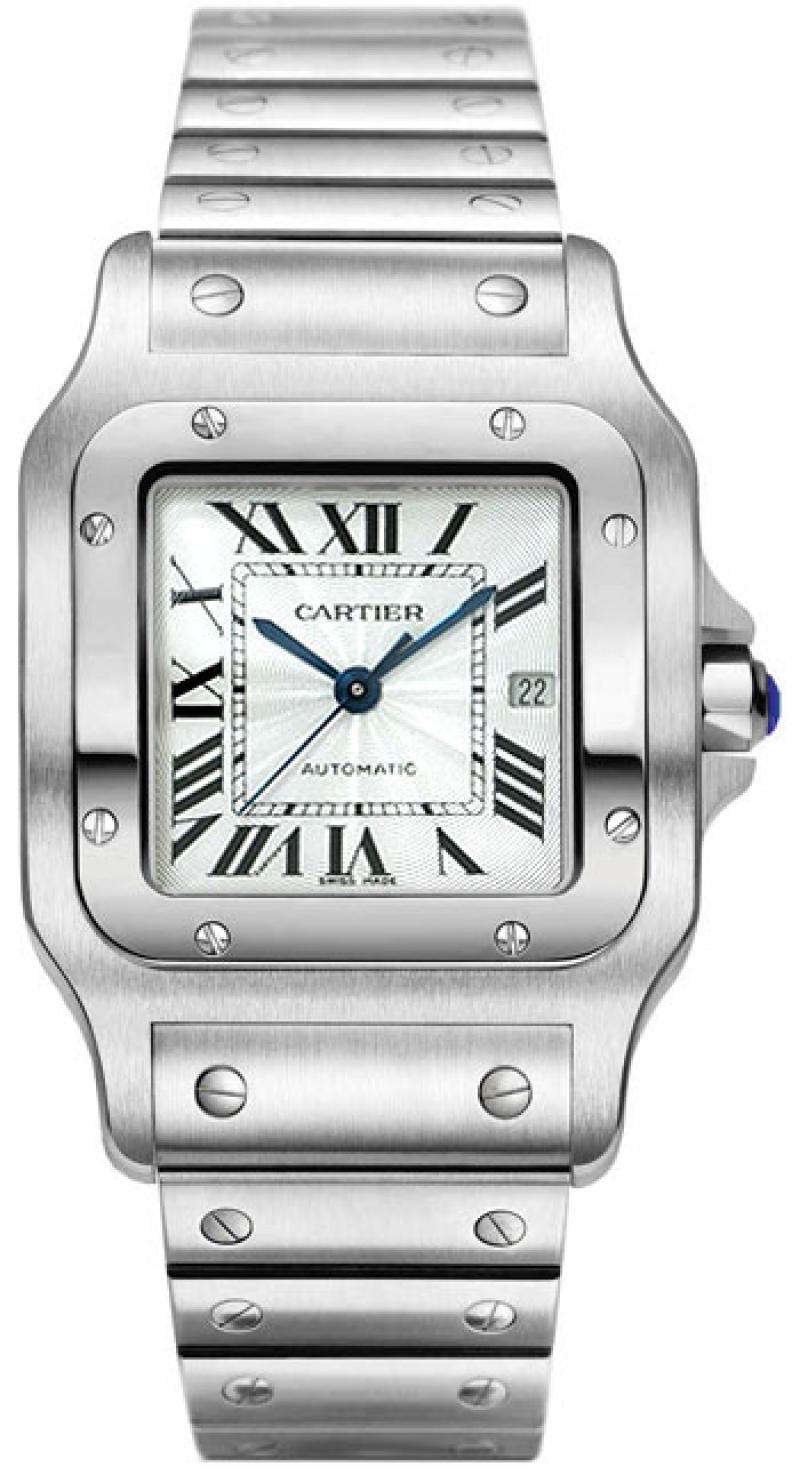 cartier mens w20055d6 santos galbee automatic watch