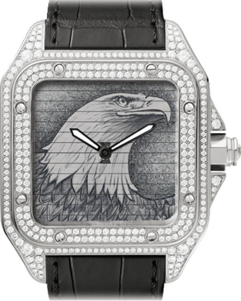 Cartier santos triple 100 hotsell