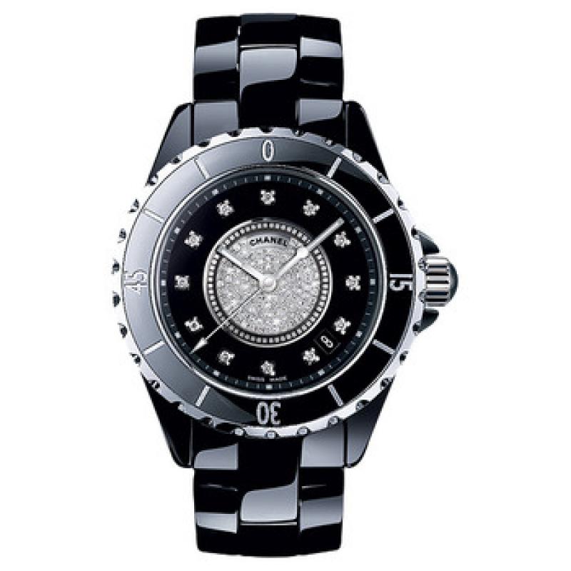h1757 Chanel Automatic H1757 J12 Black