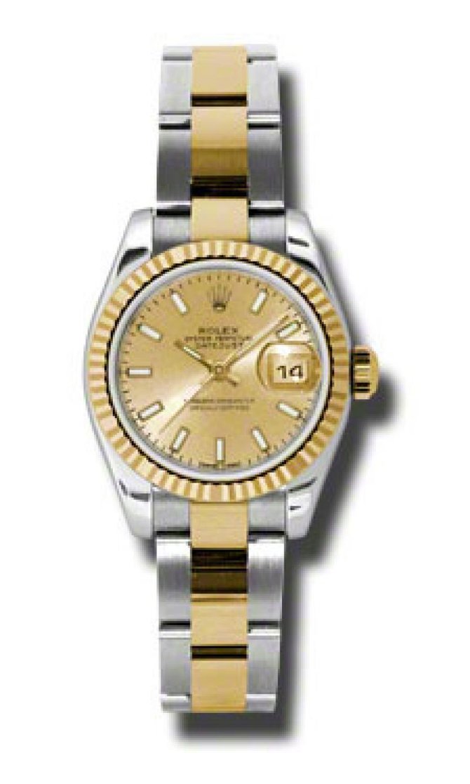 Rolex 179173 chso Datejust Ladies 26mm Steel and Yellow Gold - фото 1